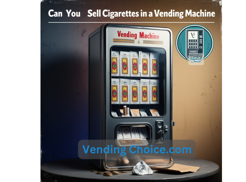 can you sell cigarettes in a vending machine