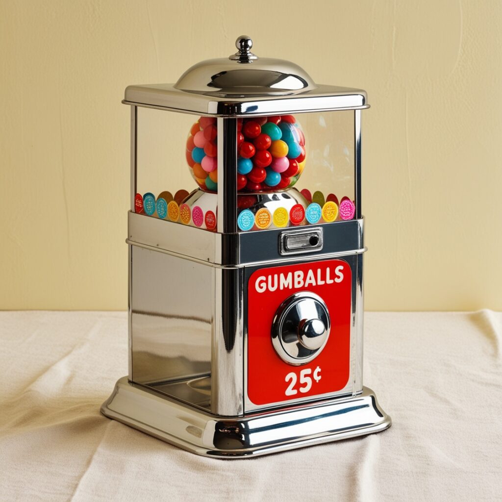 Square Gumball Machine