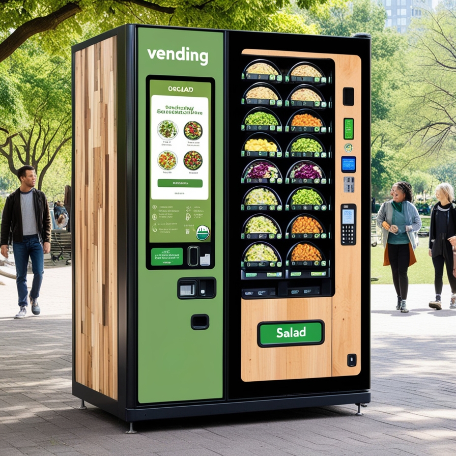 How Do Salad Vending Machines Work?