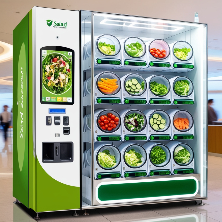 How Do Salad Vending Machines Work?