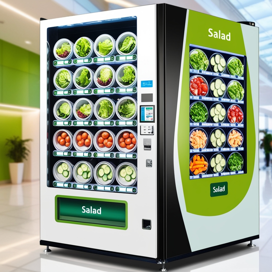 How Do Salad Vending Machines Work?